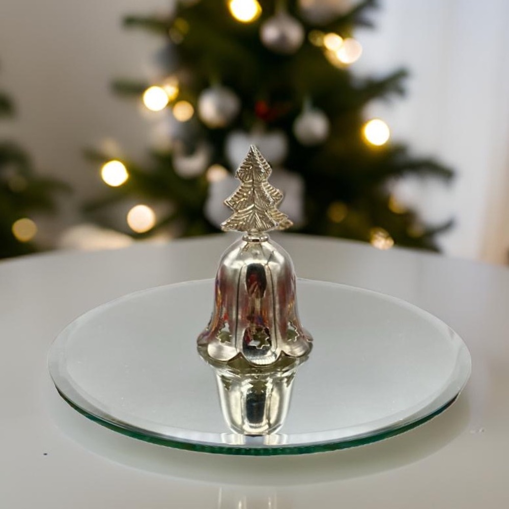 Vintage International Silver Company Silver Christmas Bell